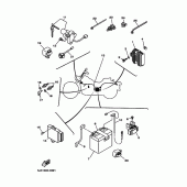 Схема узла: Электрооборудование 1 Yamaha XVS125 Drag Star