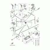 Схема вузла: Електроустаткування 1 Yamaha YBR125