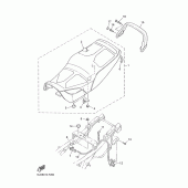Схема узла: Сиденье Yamaha XJR1300