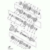 Схема вузла: Трансмісія Yamaha YZF-R1 R1