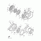 Схема вузла: Кришки картера 1 Yamaha VMX17 V-MAX
