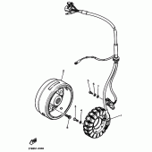 Схема вузла: Генератор Yamaha XT600 XT600