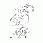 Схема узла: Сиденье Yamaha XJR1300