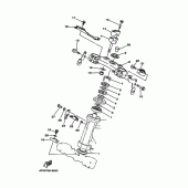 Схема вузла: Рульовий механізм Yamaha TT250R TT-R