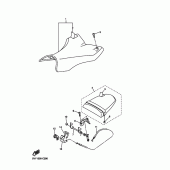 Схема вузла: Сидіння Yamaha YZF-R1 R1