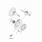 Схема вузла: Привід стартера Yamaha YZF-R125