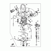 Схема вузла: Карбюратор Yamaha YZ250 YZ250