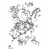 Схема вузла: Рама Yamaha XVZ1300 Royal Star