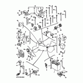 Схема узла: Электрооборудование 1 Yamaha XVZ1300 Royal Star Venture