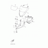 Схема вузла: Облицювальні елементи 1 Yamaha WR125 WR125R