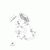 Схема узла: Масляный охладитель Yamaha XV1900 Midnight Star