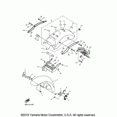 Схема вузла: Крило Yamaha XVS950 V-Star Tourer