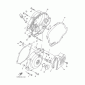Схема узла: Крышки картера 1 Yamaha TTR125 TT-R125