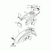 Схема вузла: Крило Yamaha TTR225 TT-R225