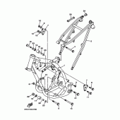 Схема узла: Рама Yamaha YZ250 YZ250
