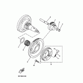 Схема узла: Привод стартера Yamaha MT125 MT-125