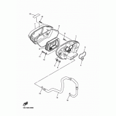 Схема вузла: Впускная система 2 Yamaha XVS950 XV950 R-Spec