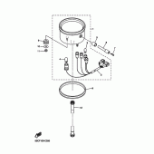 Схема вузла: Панель приладів Yamaha XVS650 V-Star Classic