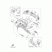 Схема узла: Задний фонарь (Стоп-сигнал) Yamaha XP500 T-MAX