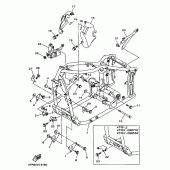 Схема вузла: Рама Yamaha XVS400 Drag Star
