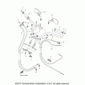 Схема узла: Руль и Тросики Yamaha XVS1100 V-Star Classic