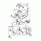 Схема вузла: Паливний бак Yamaha XVZ1300 Royal Star Venture