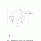 Схема вузла: Сиденье Yamaha XVS950 Bolt R-Spec