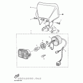 Схема узла: Фара Yamaha TT600