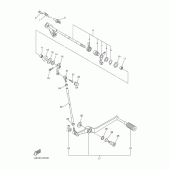 Схема вузла: Вал переключення Yamaha YZF-R6/ YZF600 R6 RaceBase