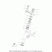 Схема узла: Рулевой механизм Yamaha TTR50 TT-R50