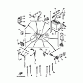 Схема узла: Электрооборудование 1 Yamaha TW200