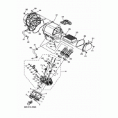 Схема вузла: Впускна система Yamaha MTN320 MT-03