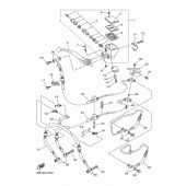 Схема узла: Передний тормозной цилиндр Yamaha XJ6 Diversion F (ABS)
