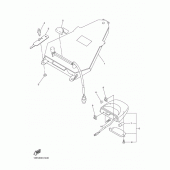 Схема вузла: Задній ліхтар (Стоп-сигнал) Yamaha YZF-R6/YZF600 R6