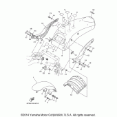 Схема вузла: Крило Yamaha XV1700 Road Star Midnight Warrior