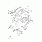Схема узла: Крыло Yamaha XV1900 Roadliner S