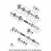 Схема узла: Трансмиссия Yamaha YZF-R1 R1S Limited Edition