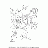 Схема вузла: Рама Yamaha XVS1100 V-Star Custom