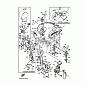 Схема вузла: Топливний бак Yamaha XV1700 Road Star Midnight