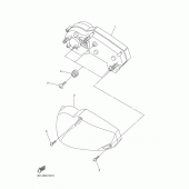 Схема узла: Панель приборов Yamaha FZ1 FZ1 FAZER (Naked)