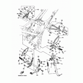 Схема вузла: Підніжки та Підставка Yamaha MTN320 MT-03 (ABS)