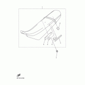 Схема вузла: Сидіння Yamaha WR250 WR250X
