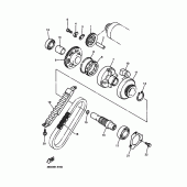 Схема вузла: Привід стартера Yamaha XJ900 Diversion