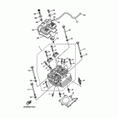 Схема вузла: Головка циліндра Yamaha TT-R250 TT-R250