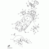 Схема узла: Крыло Yamaha YZF-R1 R1