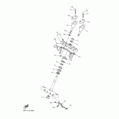 Схема вузла: Рульовий механізм Yamaha XVS950 Midnight Star