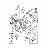 Схема вузла: Рама Yamaha TT250R TT-R