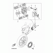 Схема узла: Передний тормоз Yamaha MT125 MT-125