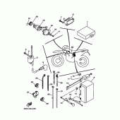 Схема вузла: Електроустаткування 1 Yamaha TT-R250 TT-R250