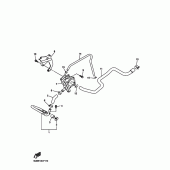 Схема вузла: Система індукції повітря Yamaha WR250 WR250F